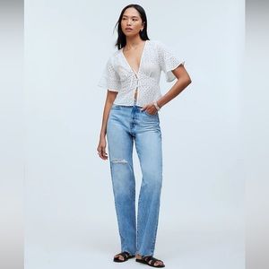 Madewell 90’s straight leg jeans in Revoir Wash
